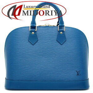Louis Vuitton Epi Alma Handbag Toledo Blue